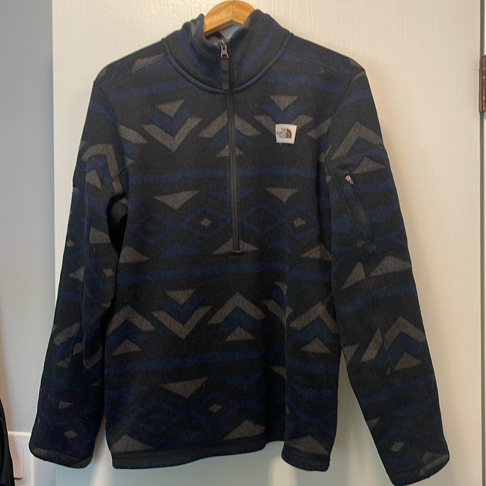 Mens north face quarter zip